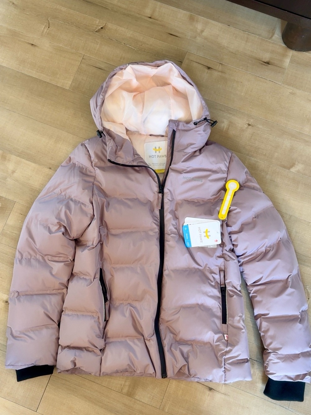 NWT PUFFER JACKET Pink/Purple- Hot Paws Size L